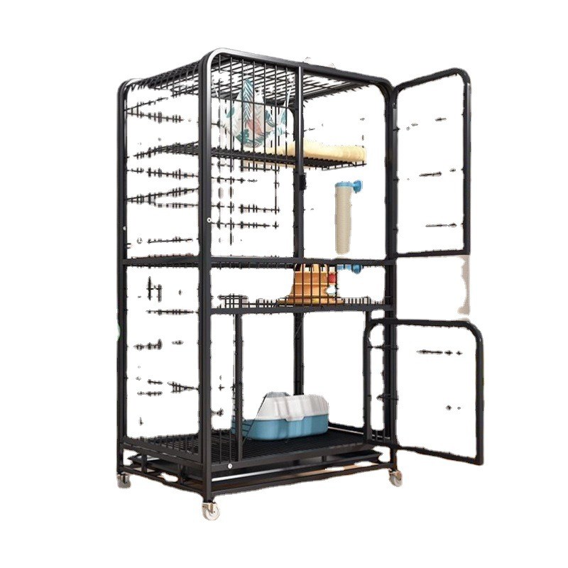 猫屋笼超大自由空间两层笼子室内别墅家用带厕所猫咪宠物猫舍批发