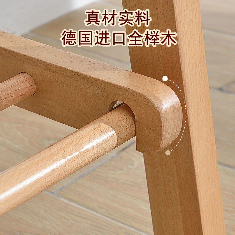 厂家批发实木落地衣帽架简易家用挂衣架宿舍衣帽架简约衣服架子