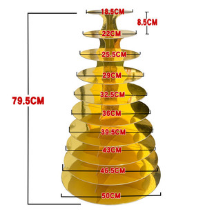 十层加厚寿桃塔传统面点摆展示台花饽饽架厂家纸制馒头寿宴多层架