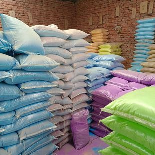 厂家供应染色彩沙游泳池环氧地坪涂料用彩染色砂高温烧结彩砂