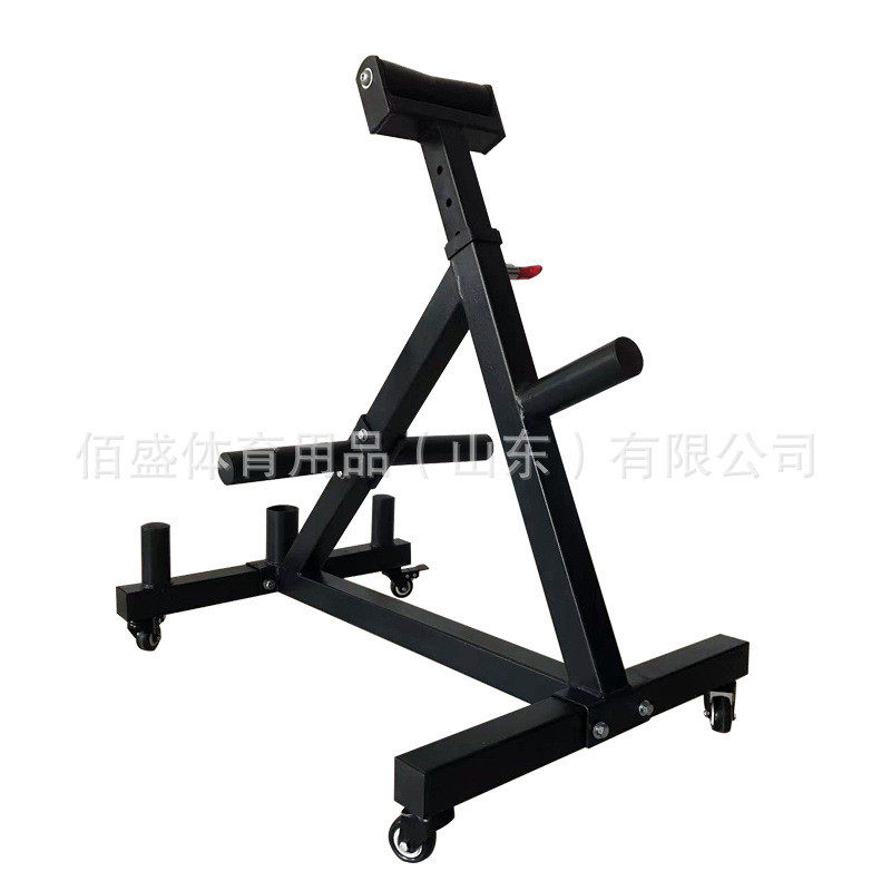 肩扛杠铃划船高位下拉把手深蹲练爆发力器材拉背健身背核心训练器