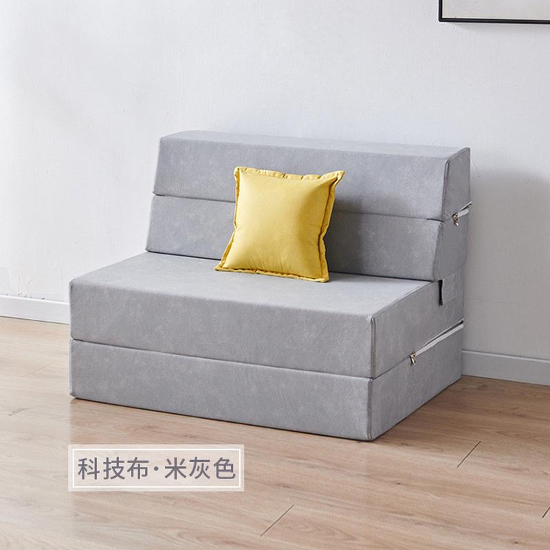 简易折叠小沙发床新款午休午睡打地铺睡垫办公室小户型海绵垫床垫