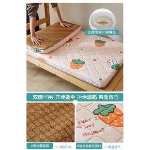9wor双面单人凉席专用床垫软垫学生宿舍冬夏两用租房专用打地铺睡