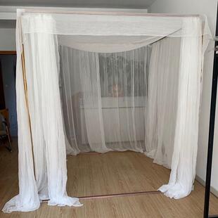 户外庭院茶寮帐篷蚊帐支架遮阳棚便携框架别墅简易室外亭子阳台厂