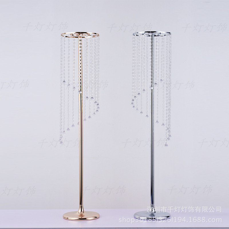 工厂直销批发珠帘s型螺旋款摩天轮路引摆件婚庆道具家居摆件