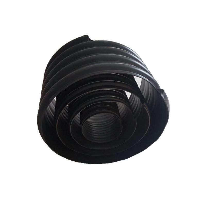 hdpe钢带波纹管螺旋波纹管聚乙烯钢带增强pe大波纹输水排水排污管