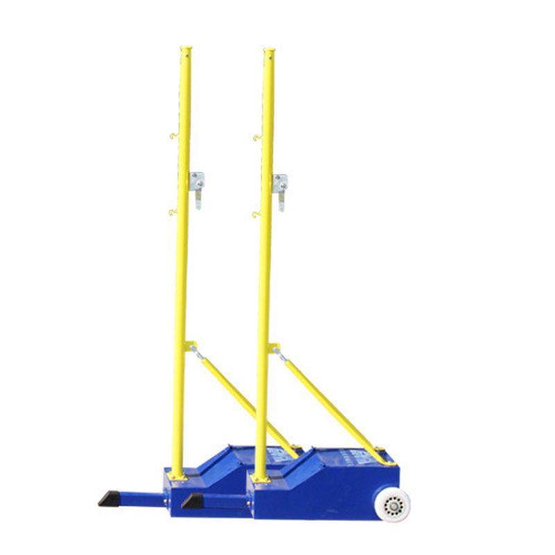 多功能四合一羽标准架 移动式羽毛球网柱 可升降毛球网架厂家直销