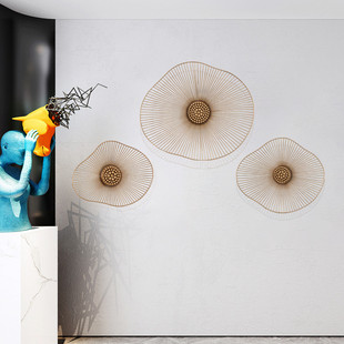 墙饰金属家居摆件现代酒店墙上装饰品客厅沙发背景墙挂件软装饰品