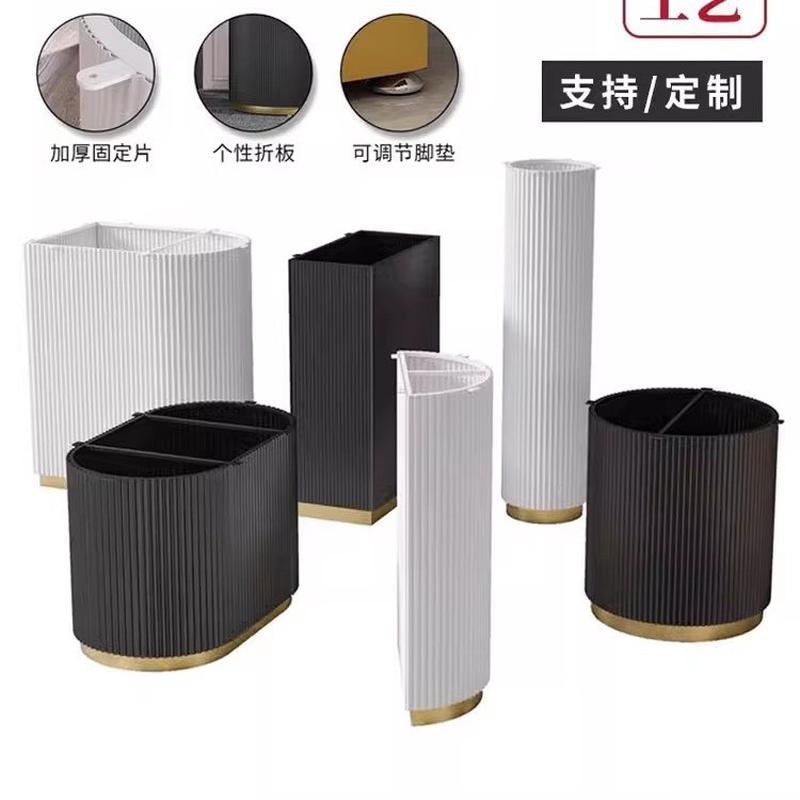 铁艺桌腿支架岩板岛台餐桌茶几底座半圆圆形罗马柱吧台支撑脚铁艺