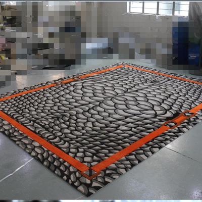 厂家直销晴纶手工地毯羊毛手工枪刺地毯人棉丝地毯