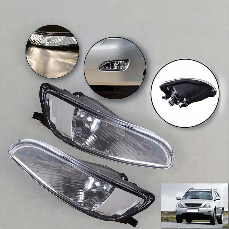 热销适用于凌志rx300rx330rx350harrier前杠灯雾灯总成03-08年款