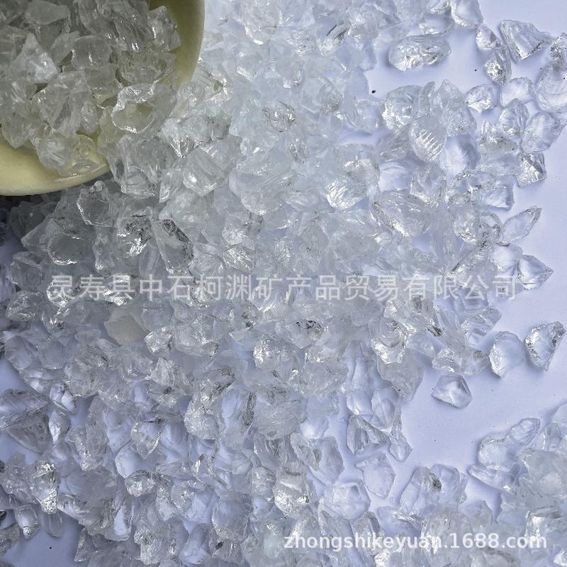 河北现货镜面玻璃砂玻璃碎石水磨石地坪水族装饰景观沙彩色玻璃用