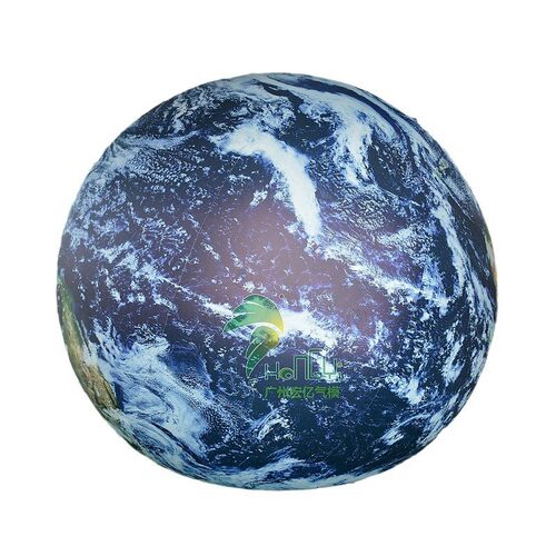 pvc充气地球户外广告装饰气球模型用于场地地球商场美陈景区打卡