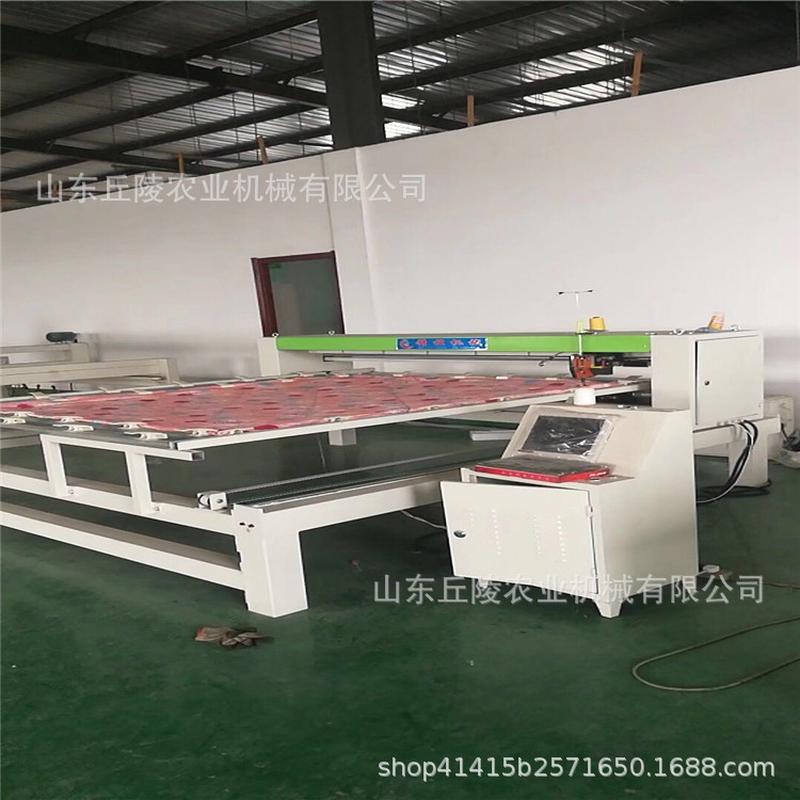 热销全自动单针缝被机电脑绗缝运行平稳缝制绣花机纺织电脑工整厂