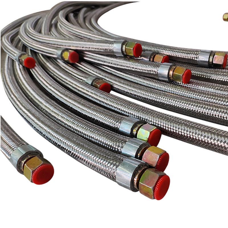 铠装高压油管外编钢丝液压耐热防火胶管高压胶管