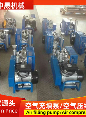 空气充填泵泵高压空气压缩机矿山救护rzx100空气充填便携式