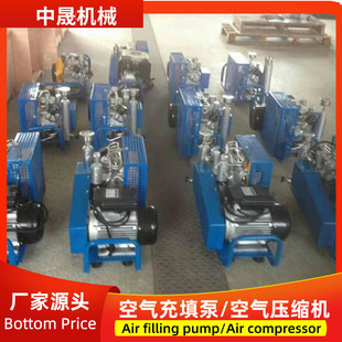 空气充填泵便携式 高压空气压缩机矿山救护rzx100空气充填泵