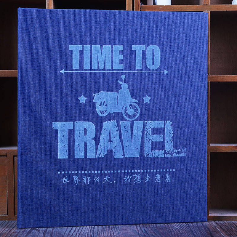 bb4c批发粘贴式diy覆膜相册本小学手工纪念册儿童宝宝成长记