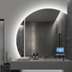 LED半圆智能镜子触摸屏壁挂发光浴室镜卫生间洗手台梳妆台化妆镜