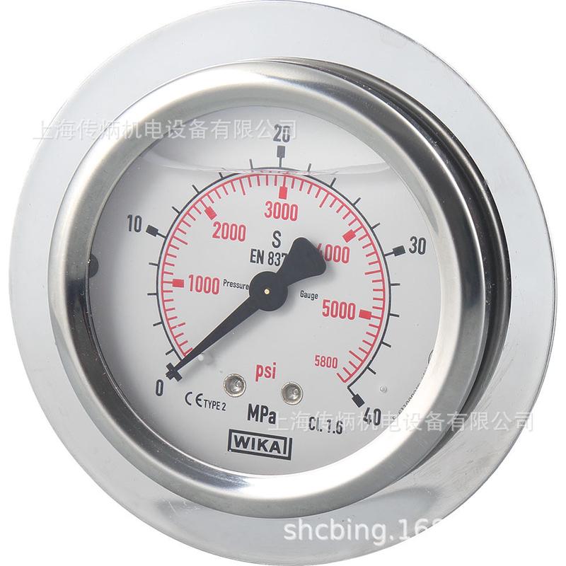 威卡压力表,WIKA 充油耐震压力表213.53.063机械压力表