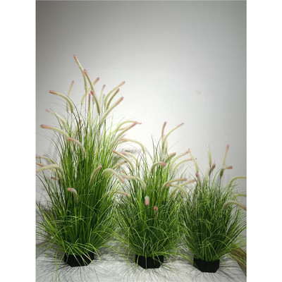 芦苇草仿真花蒲苇假花绿植盆栽室内花箱装饰造景仿真花狗尾巴草