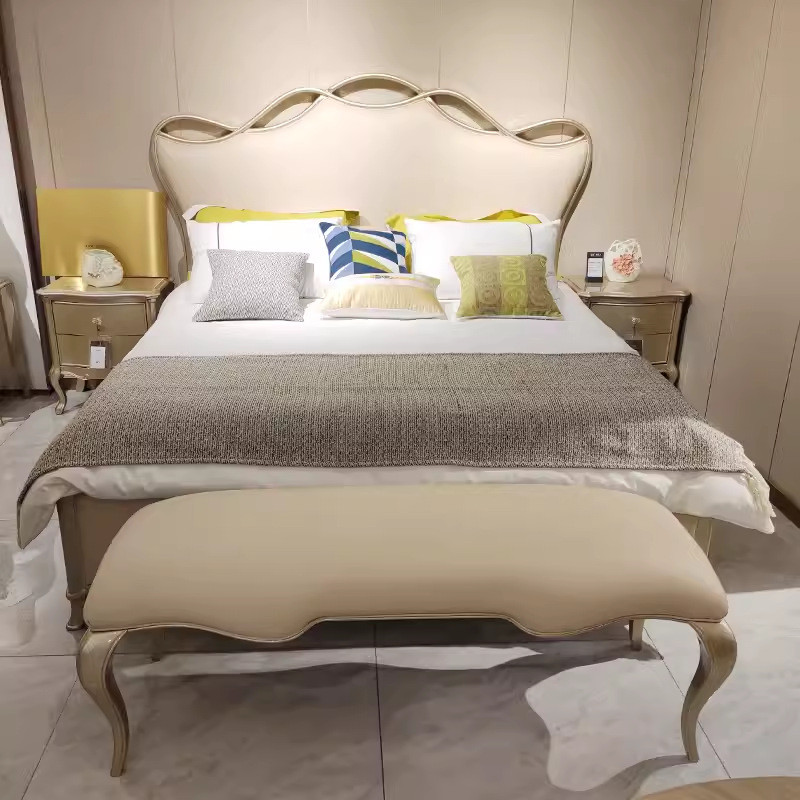 热销柯蒂斯式极简布艺床/curtis设计师1.8米意双人床别墅主卧婚床