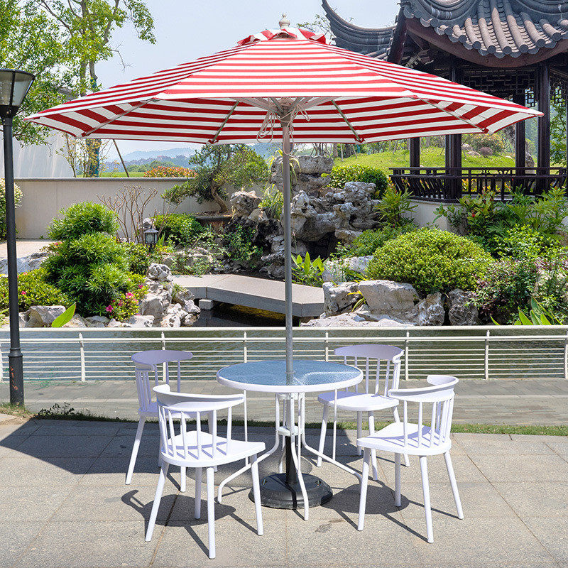 户外伞铝合金中柱伞圆形别墅咖啡厅遮阳伞阳台花园庭院桌椅太阳伞,居家日用,伞,淘宝优惠券,粉丝福利购,淘宝优惠卷