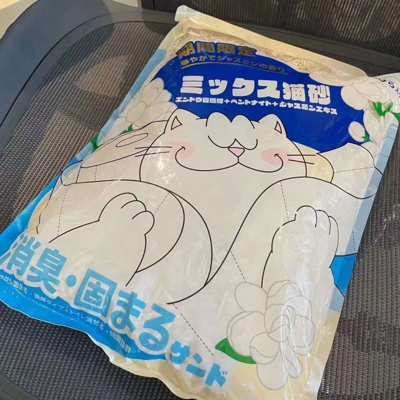妮可露混合猫砂6豆腐砂速溶消冲厕所可臭除臭1袋2.5