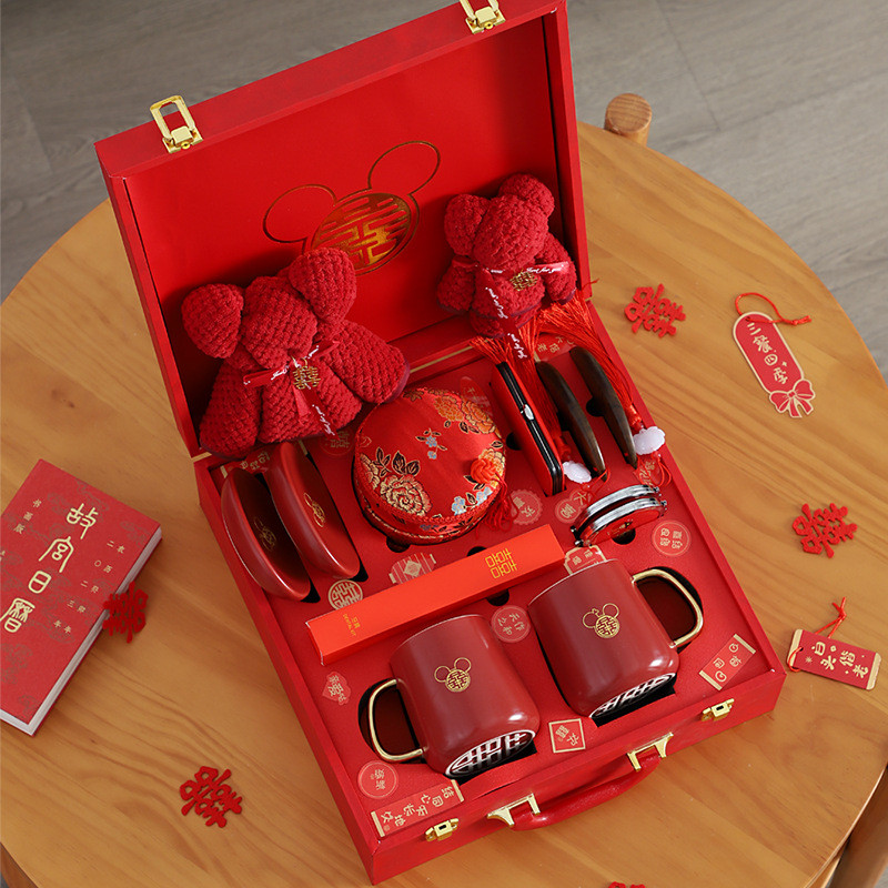 热销陪嫁用品套装女方备婚物品高档结婚用品大全娘家嫁妆婚礼洗漱