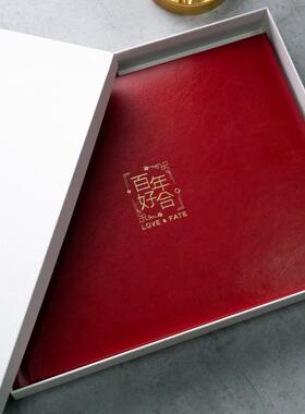 nn0i婚纱相册纪念册皮艺照片书制作宝宝成长相册本做结婚影楼