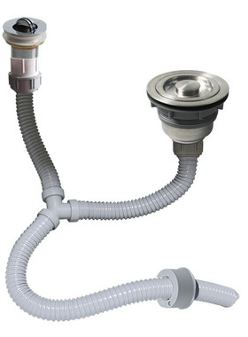 天力阳台洗衣柜双盆下水管三通排水管洗衣池下水漏斗下水器z8040