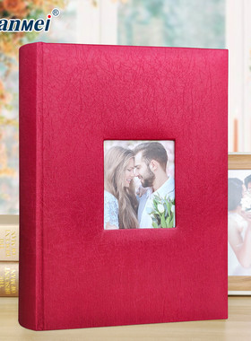 影集美批发工厂高档布料photoalbum纪念册广6寸圣诞留言相册本