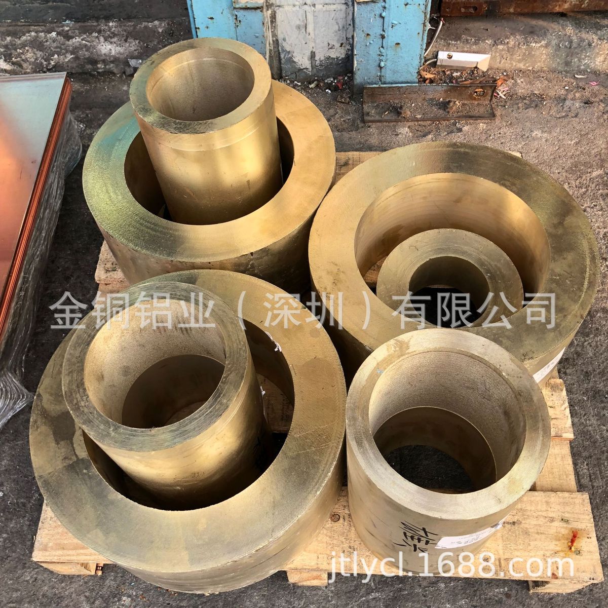 专业锡黄铜套耐磨圆环生产青铜空心管来图来样加工黄铜管