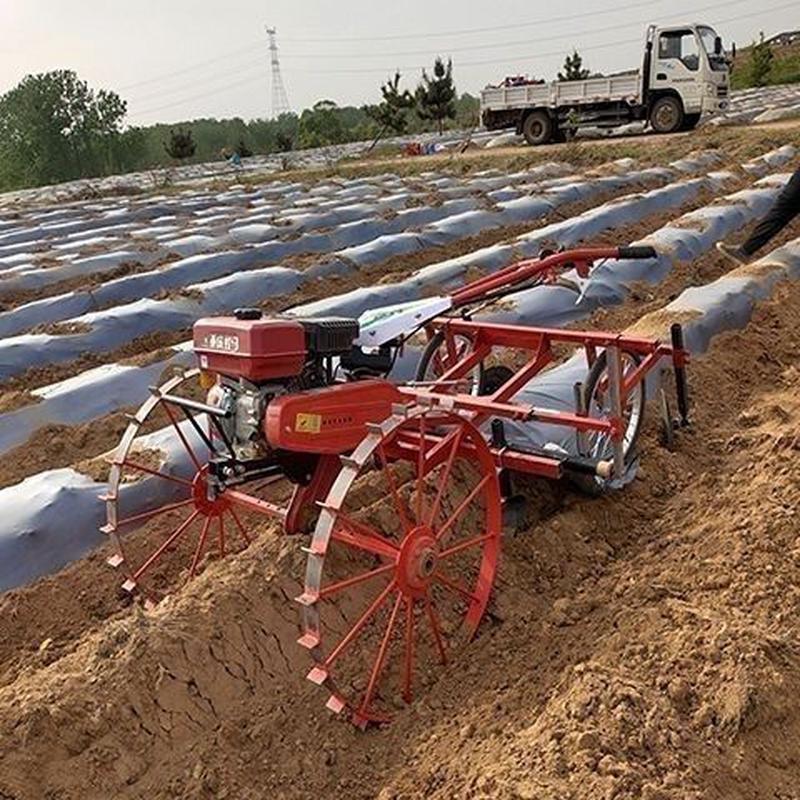新款微耕机高垄盖地膜机 地膜覆盖机  黄烟草土豆花生红薯铺地膜