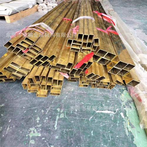 厚壁h65黄铜方管内外光亮黄铜器用方管换热饰品耐腐蚀黄铜圆管h62