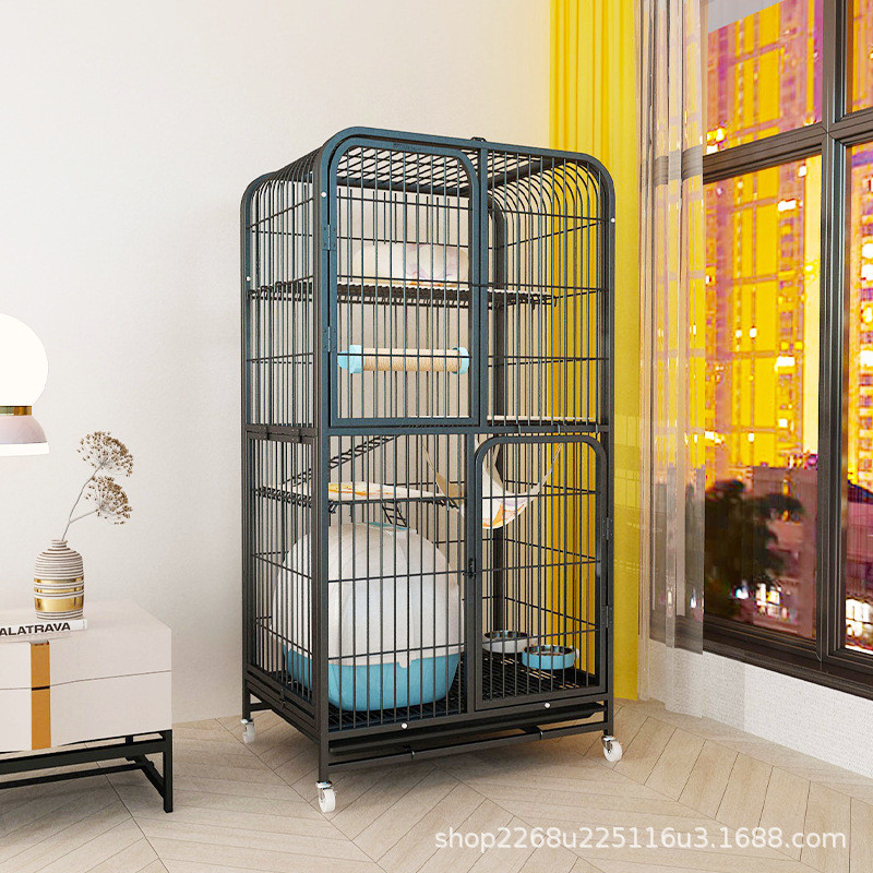 猫笼子猫别墅家用二三层猫窝大型猫笼猫咪宠物自由空间超大猫笼