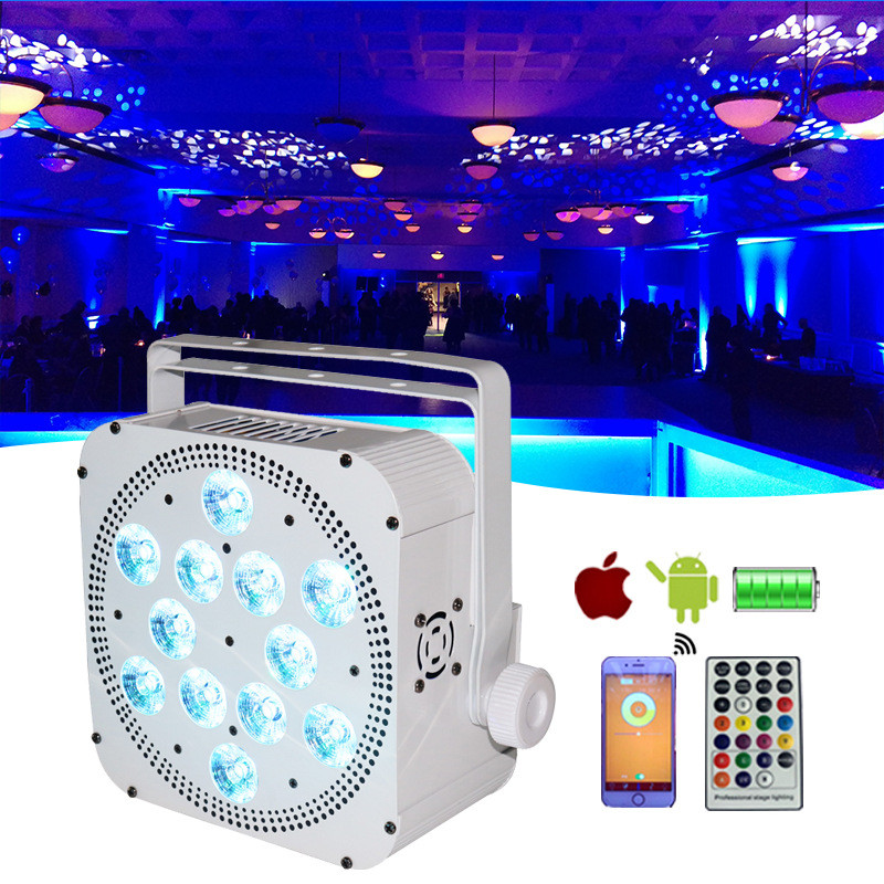 6in1WirelessbatteryLEDPar12LEDsDMXBatteryUplights