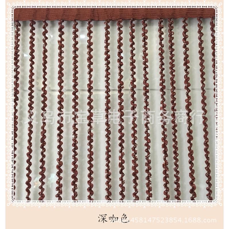 帘3*3豪华单色螺旋式螺纹线帘/隔断玄关厂家直销/装饰窗帘/挂帘