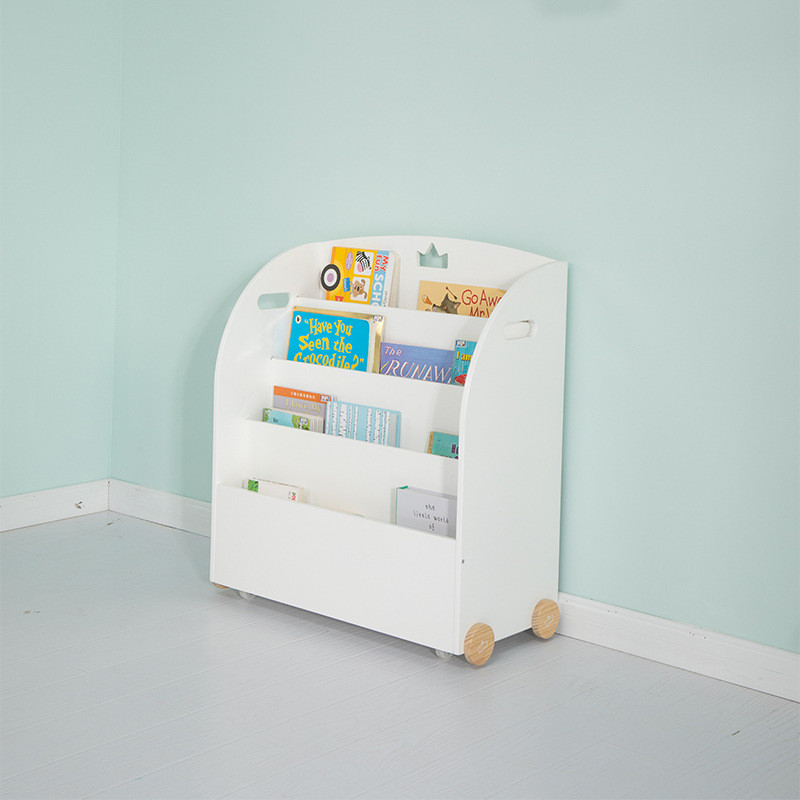 新款绘本架儿童家具书柜落地学生绘本架宝宝简易创意幼儿园书报架
