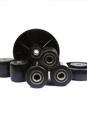 可定制轴承橡胶轮250x50mm（配6005zz高弹性）工业承重脚轮