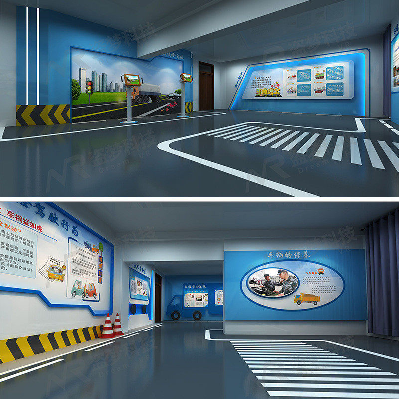 热销交通安全馆红绿灯模拟通行|vr行人闯红灯设备|闯红灯模拟体验