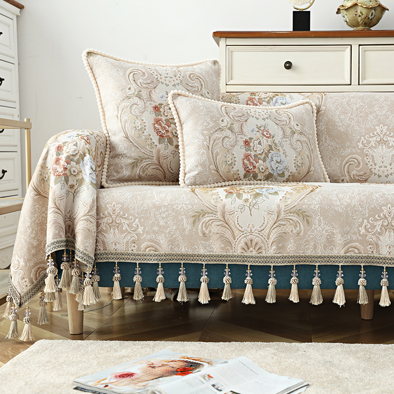 热销29n欧式沙发盖布盖巾全包双人轻奢四季通用防猫抓单人感套罩