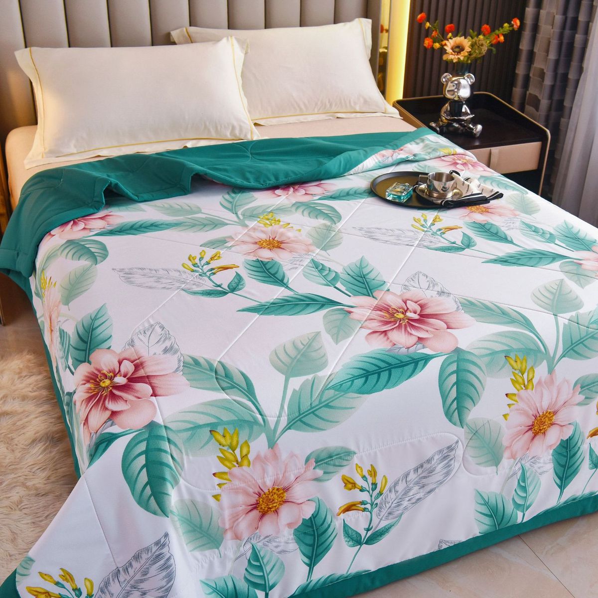 批发专用royalsunso夏凉被天然乳胶空调被夏季家用双层被子夏凉