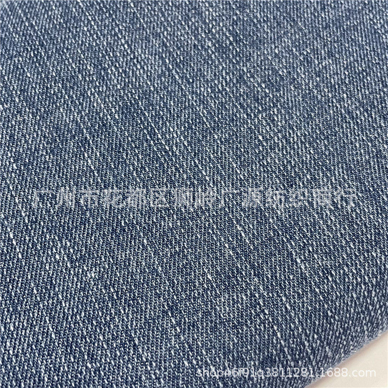 洗水牛仔布货源充足竹节牛仔免洗牛仔服装箱包鞋材斜纹