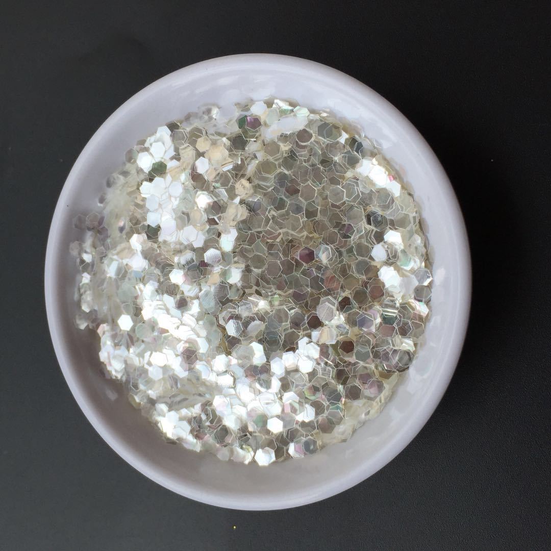 厂家直销高闪银大圣诞美甲闪粉彩色亮粉pet亮片量金葱粉优惠