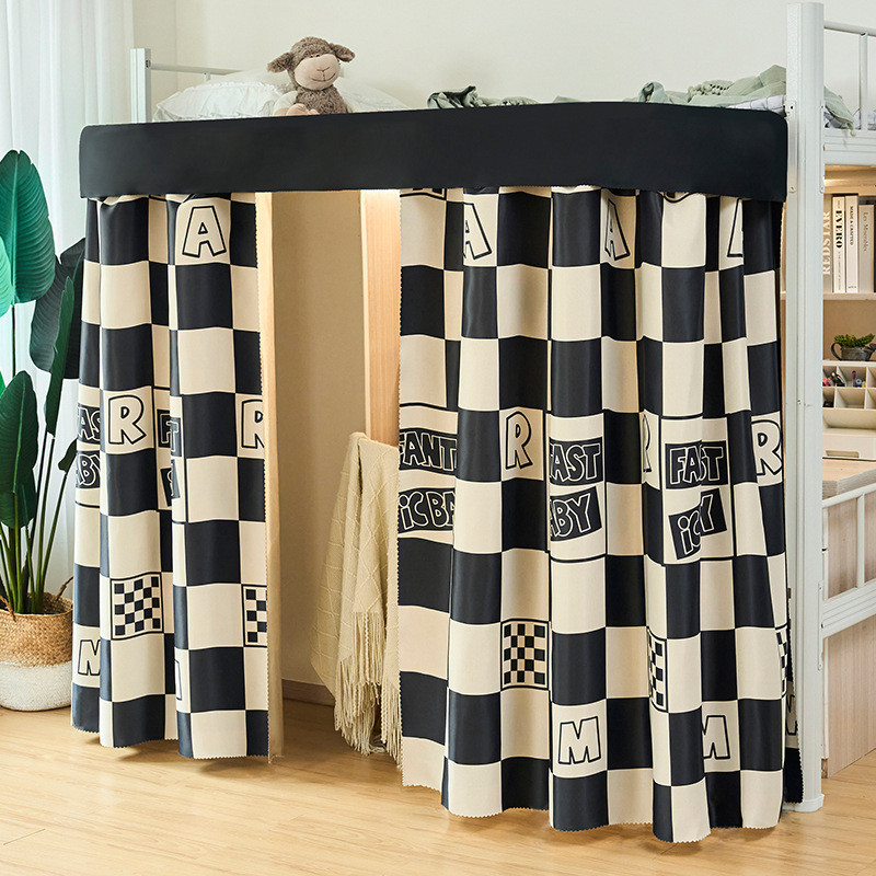 u型外扩桌遮光布上床下桌帘下铺遮挡帘学生宿舍床帘寝室床下帘子