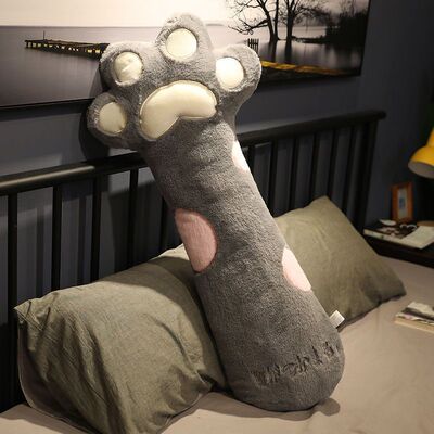 猫爪抱枕睡觉骑枕夹腿男朋友抱枕陪你睡觉专用女生床上双人靠垫枕