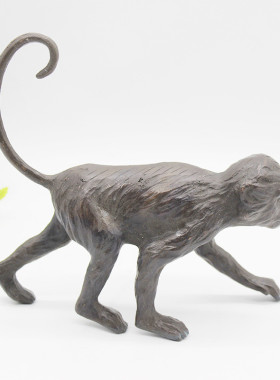 现代客厅动物猴子摆件家居家居装饰桌面展示办公室样板间陈设简约