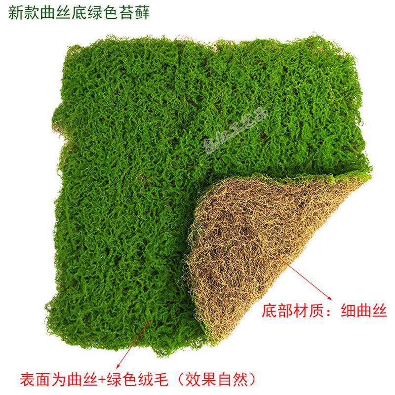 仿真青苔植装饰草皮苔藓假草坪植物墙背景墙地面景观铺设绒造景
