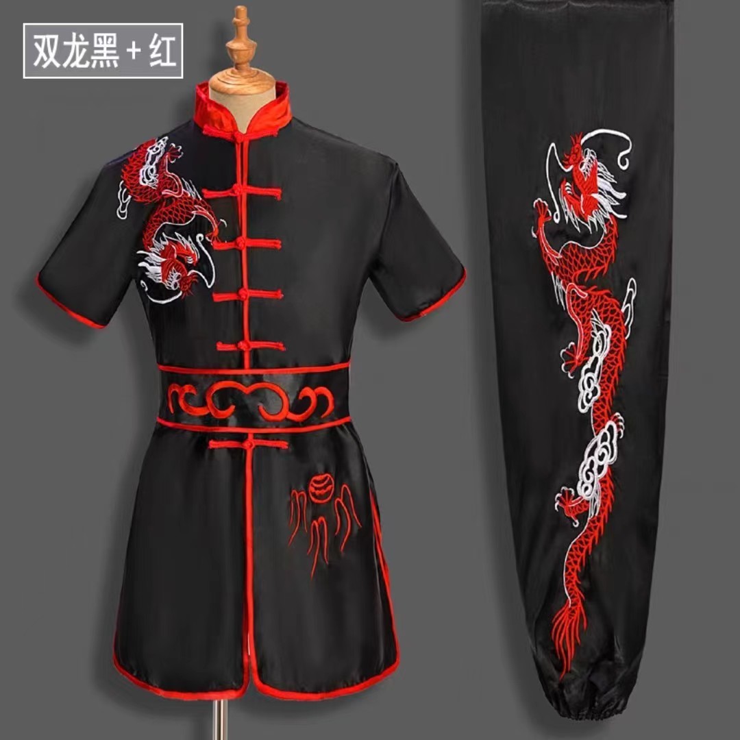 武术服装功夫中国风比赛表演服表演服男武馆团队训练功服武术服装